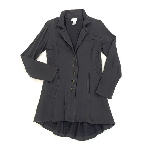 SOFT SURROUNDINGS French Terry Victorian Jacket - Picture 2 of 8